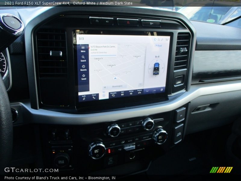 Oxford White / Medium Dark Slate 2021 Ford F150 XLT SuperCrew 4x4