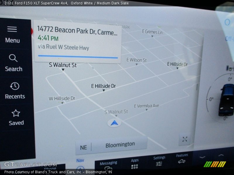 Oxford White / Medium Dark Slate 2021 Ford F150 XLT SuperCrew 4x4