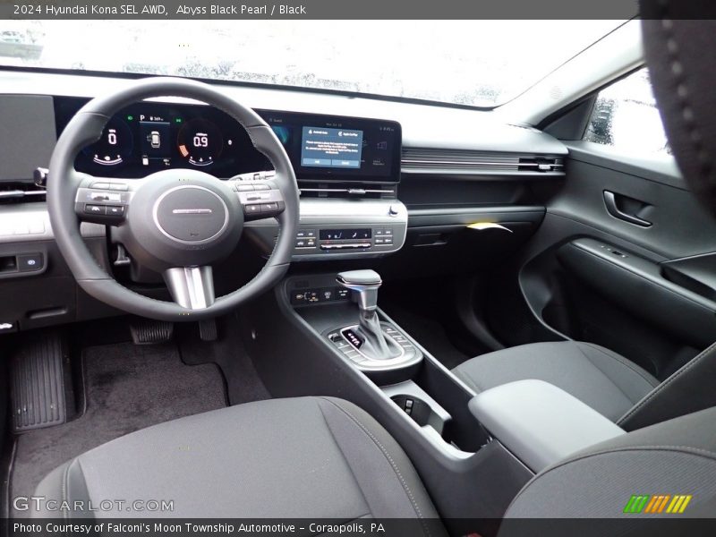 Abyss Black Pearl / Black 2024 Hyundai Kona SEL AWD