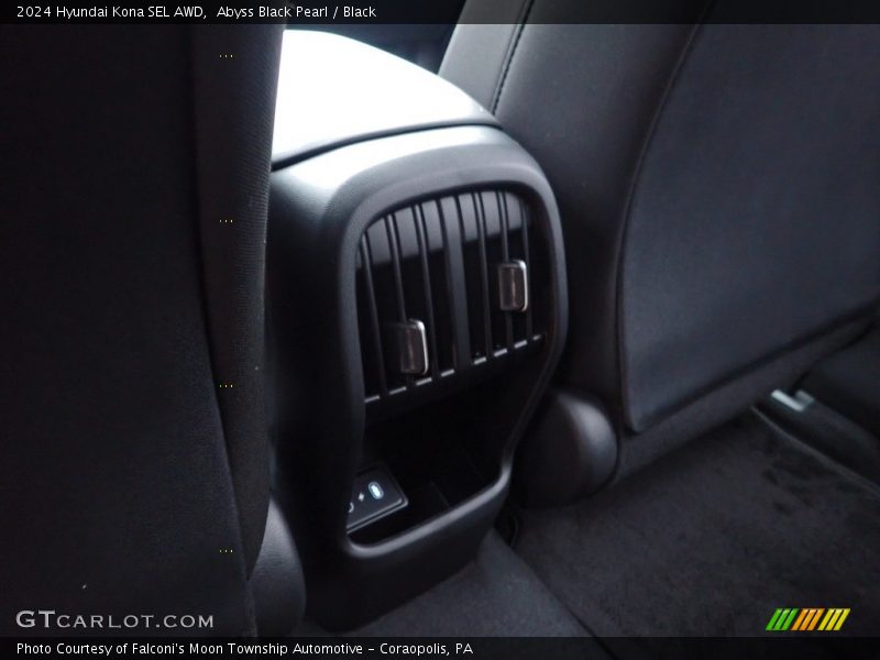 Abyss Black Pearl / Black 2024 Hyundai Kona SEL AWD