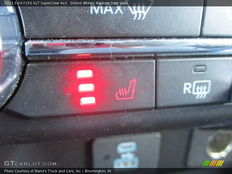 Oxford White / Medium Dark Slate 2021 Ford F150 XLT SuperCrew 4x4