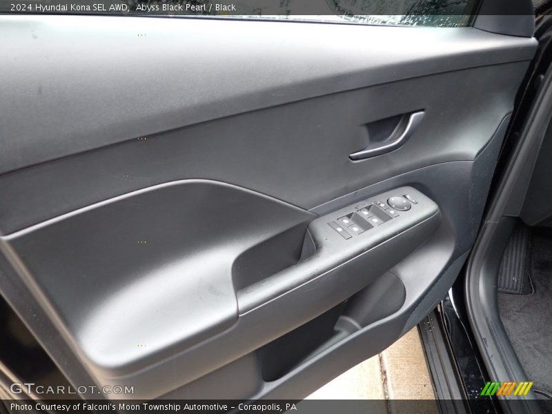 Abyss Black Pearl / Black 2024 Hyundai Kona SEL AWD