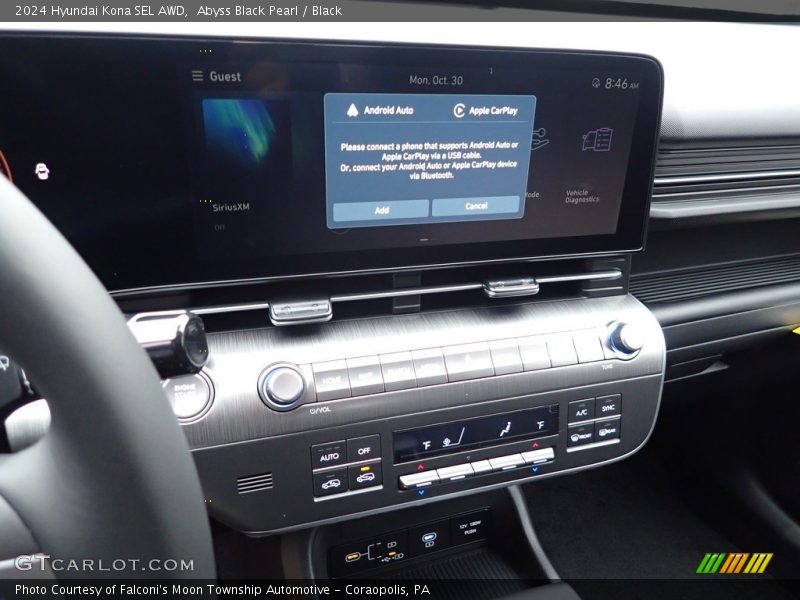 Abyss Black Pearl / Black 2024 Hyundai Kona SEL AWD