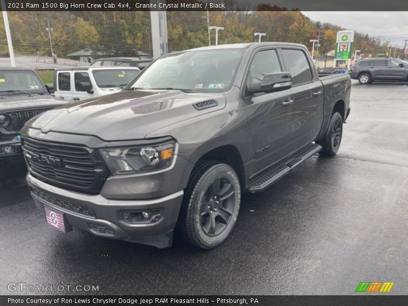 Granite Crystal Metallic / Black 2021 Ram 1500 Big Horn Crew Cab 4x4