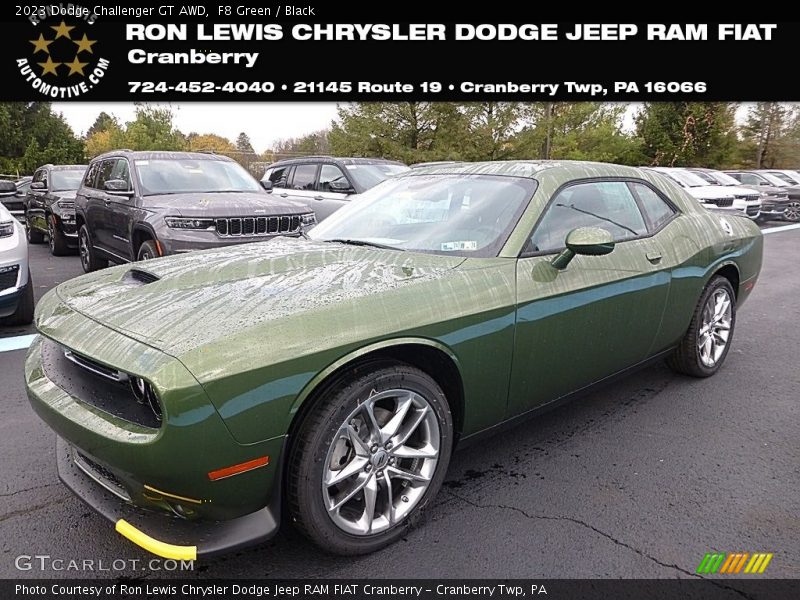 F8 Green / Black 2023 Dodge Challenger GT AWD