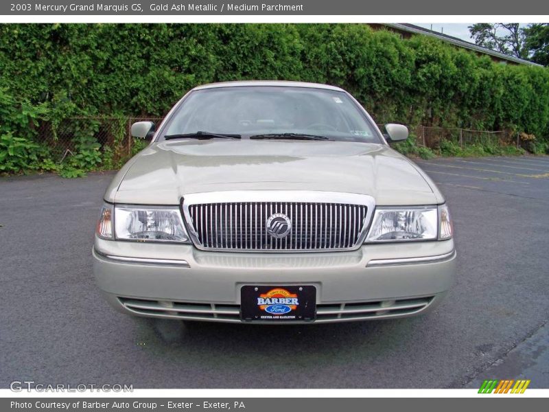 Gold Ash Metallic / Medium Parchment 2003 Mercury Grand Marquis GS