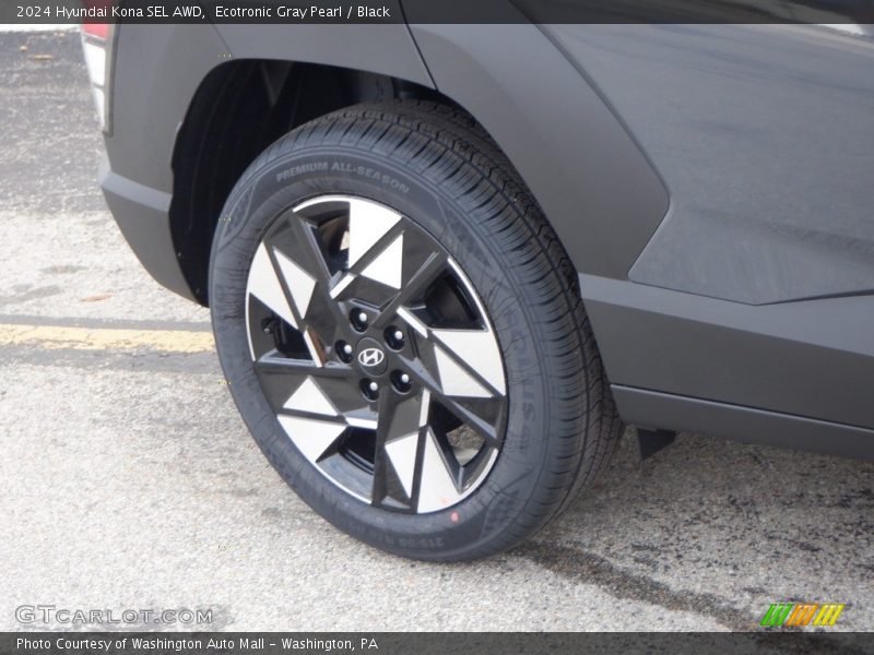 Ecotronic Gray Pearl / Black 2024 Hyundai Kona SEL AWD