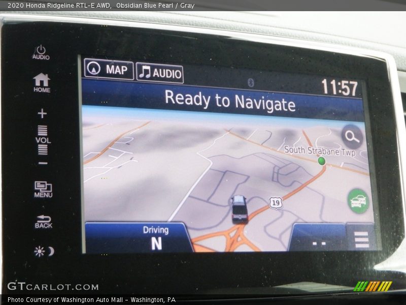 Navigation of 2020 Ridgeline RTL-E AWD