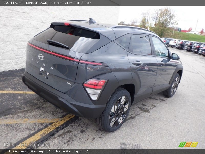 Ecotronic Gray Pearl / Black 2024 Hyundai Kona SEL AWD
