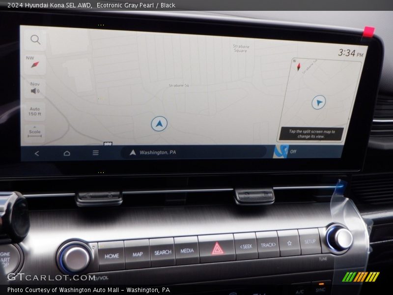 Controls of 2024 Kona SEL AWD