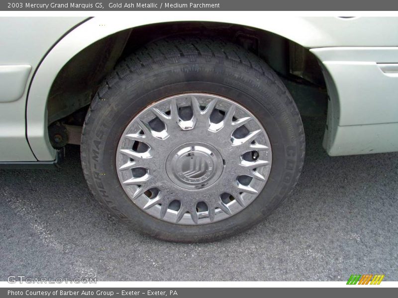 Gold Ash Metallic / Medium Parchment 2003 Mercury Grand Marquis GS