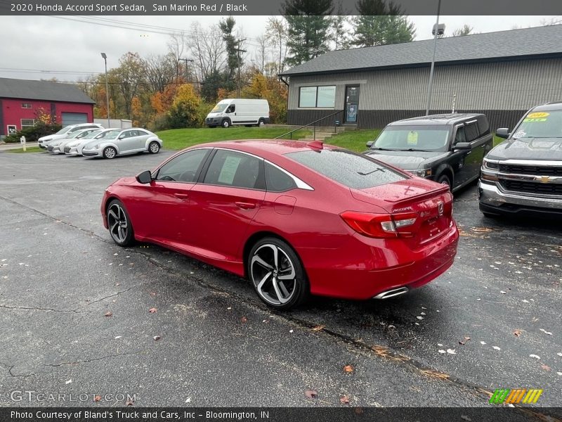 San Marino Red / Black 2020 Honda Accord Sport Sedan