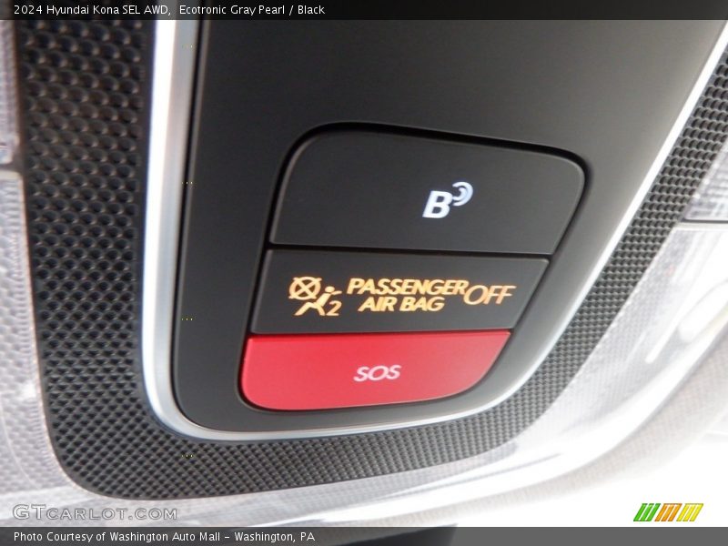 Ecotronic Gray Pearl / Black 2024 Hyundai Kona SEL AWD