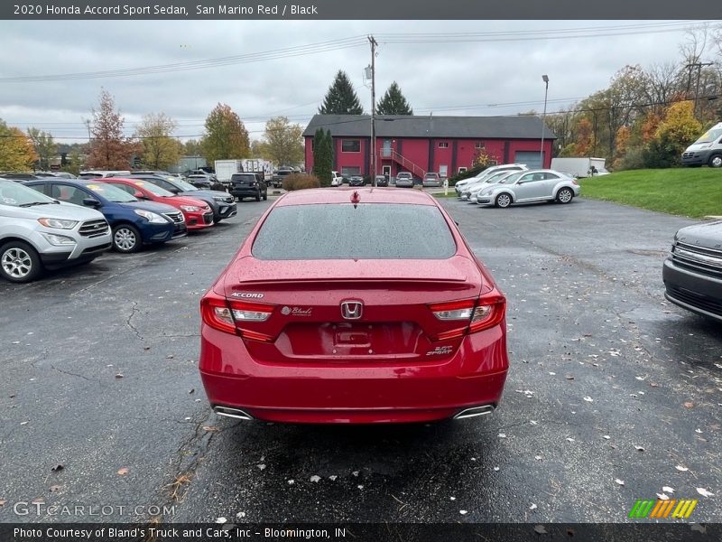 San Marino Red / Black 2020 Honda Accord Sport Sedan