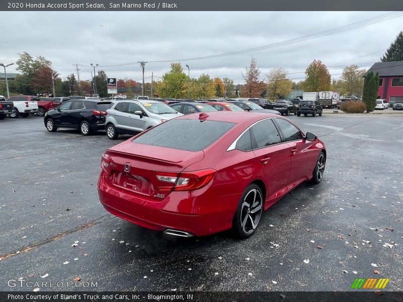 San Marino Red / Black 2020 Honda Accord Sport Sedan