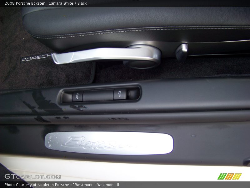 Carrara White / Black 2008 Porsche Boxster