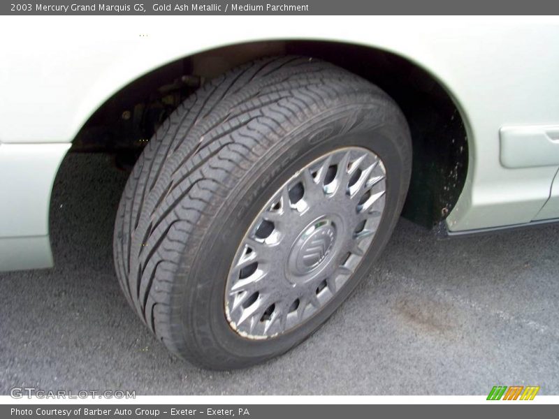 Gold Ash Metallic / Medium Parchment 2003 Mercury Grand Marquis GS