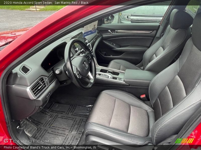  2020 Accord Sport Sedan Black Interior