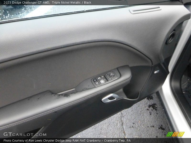Triple Nickel Metallic / Black 2023 Dodge Challenger GT AWD
