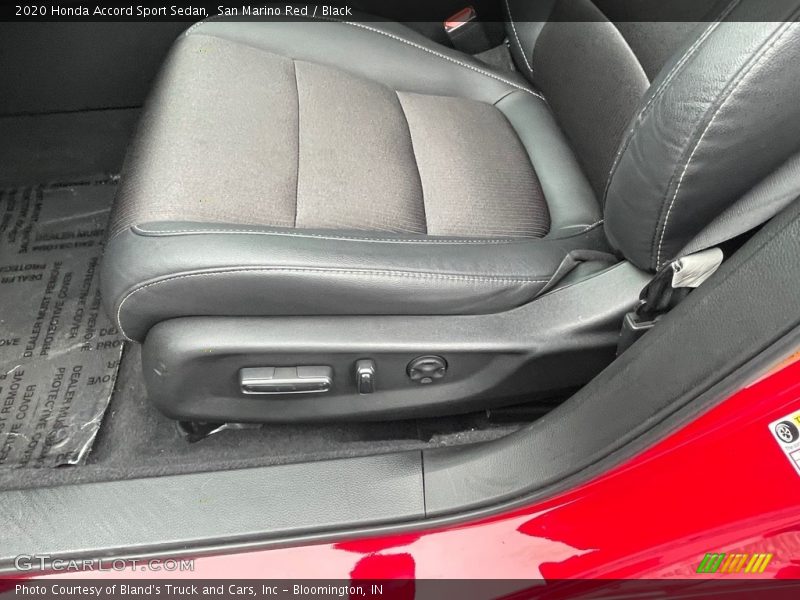 Front Seat of 2020 Accord Sport Sedan