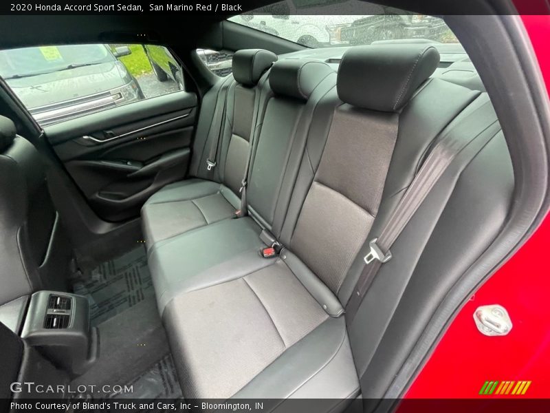 Rear Seat of 2020 Accord Sport Sedan