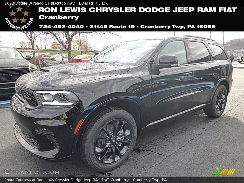 DB Black / Black 2023 Dodge Durango GT Blacktop AWD