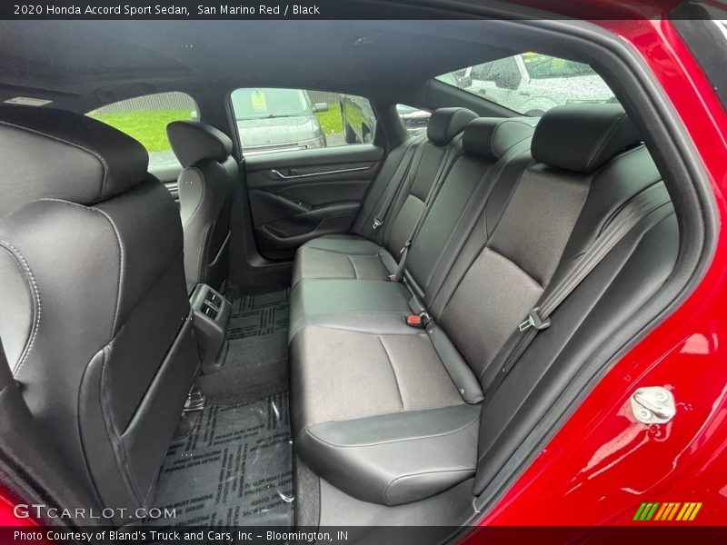 Rear Seat of 2020 Accord Sport Sedan