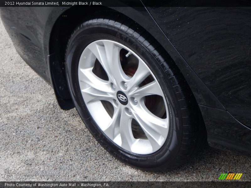 Midnight Black / Black 2012 Hyundai Sonata Limited