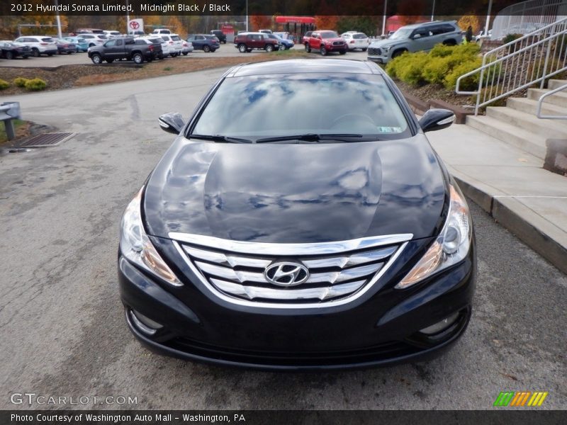Midnight Black / Black 2012 Hyundai Sonata Limited