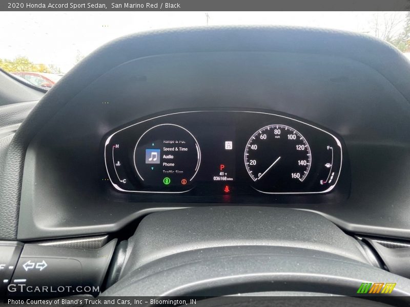 San Marino Red / Black 2020 Honda Accord Sport Sedan