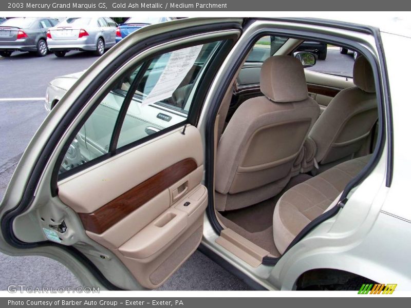 Gold Ash Metallic / Medium Parchment 2003 Mercury Grand Marquis GS