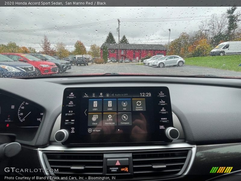 San Marino Red / Black 2020 Honda Accord Sport Sedan