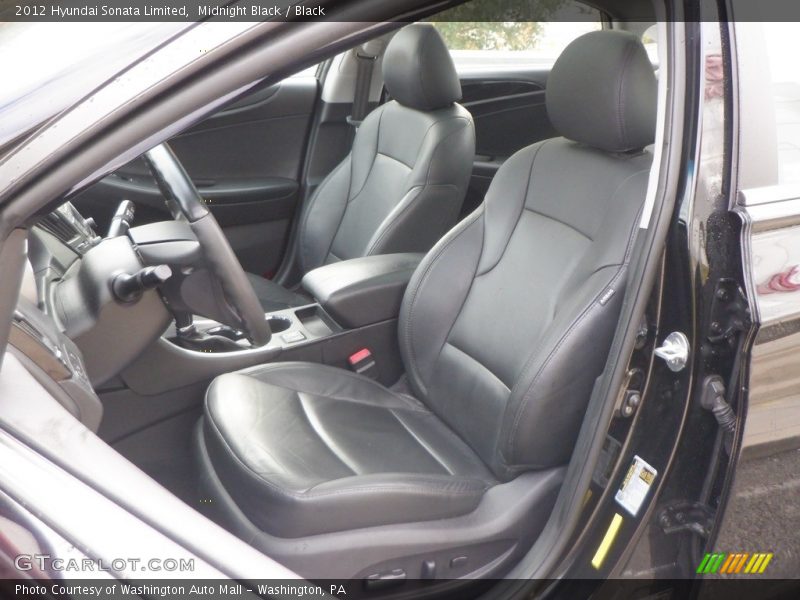 Midnight Black / Black 2012 Hyundai Sonata Limited