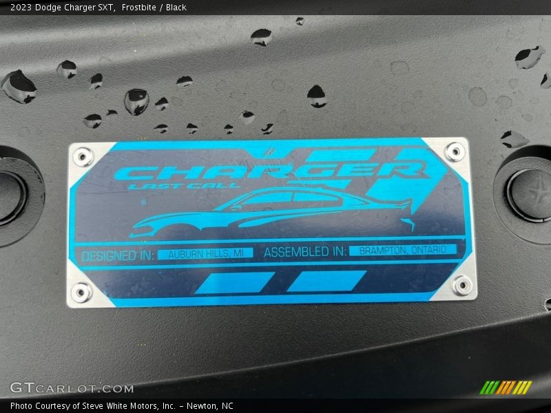 Frostbite / Black 2023 Dodge Charger SXT