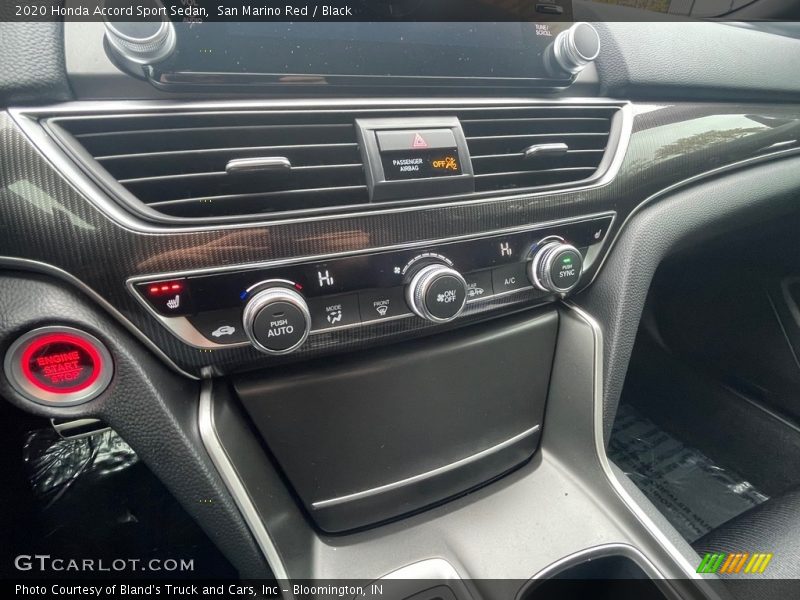 San Marino Red / Black 2020 Honda Accord Sport Sedan