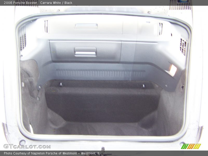 Carrara White / Black 2008 Porsche Boxster
