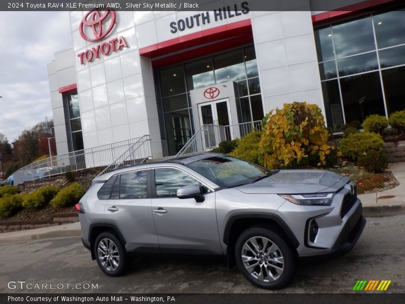 Silver Sky Metallic / Black 2024 Toyota RAV4 XLE Premium AWD