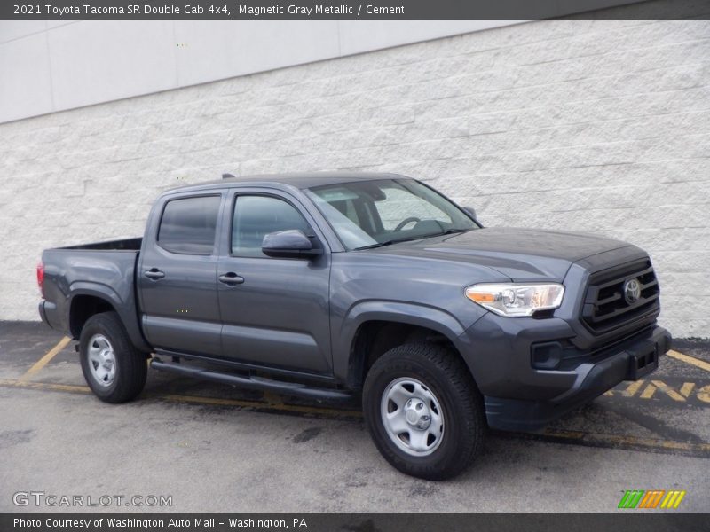 Magnetic Gray Metallic / Cement 2021 Toyota Tacoma SR Double Cab 4x4