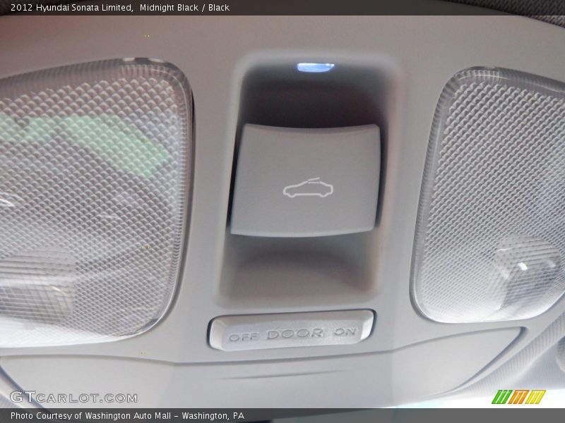 Midnight Black / Black 2012 Hyundai Sonata Limited