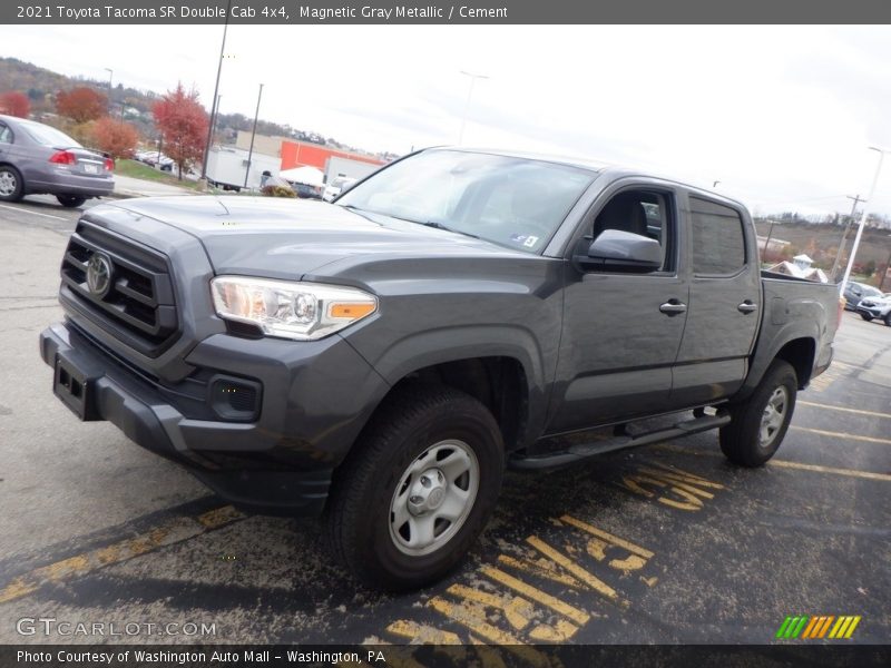 Magnetic Gray Metallic / Cement 2021 Toyota Tacoma SR Double Cab 4x4