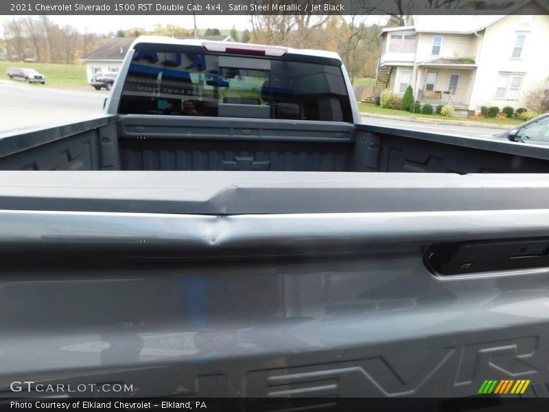 Satin Steel Metallic / Jet Black 2021 Chevrolet Silverado 1500 RST Double Cab 4x4