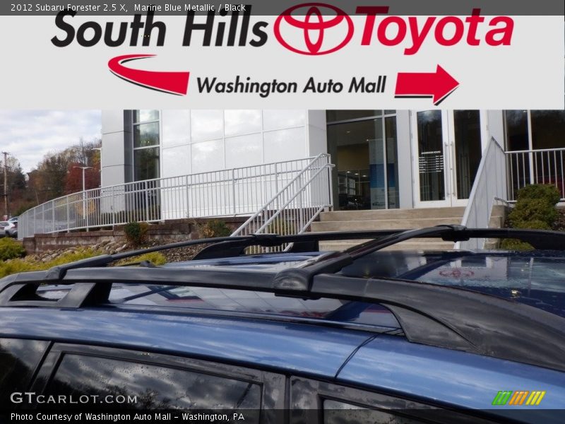 Marine Blue Metallic / Black 2012 Subaru Forester 2.5 X