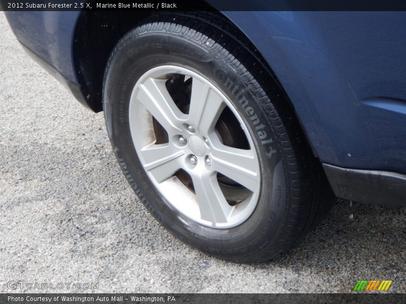 Marine Blue Metallic / Black 2012 Subaru Forester 2.5 X