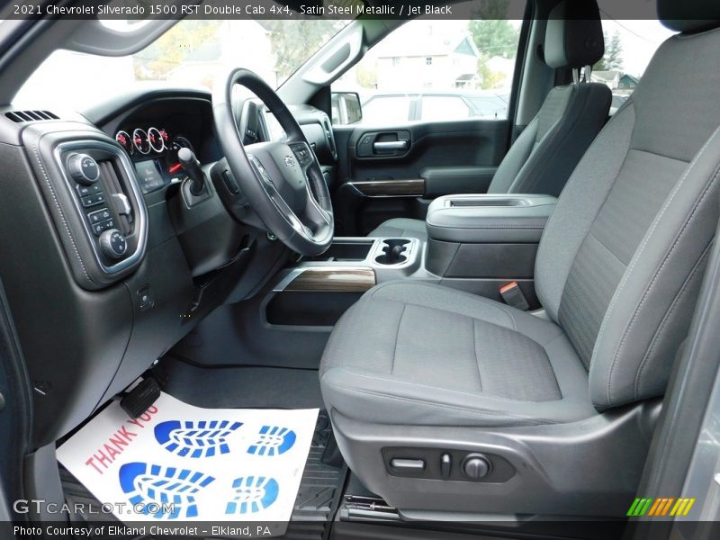 Satin Steel Metallic / Jet Black 2021 Chevrolet Silverado 1500 RST Double Cab 4x4