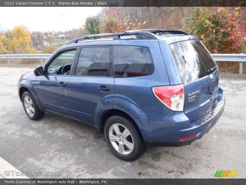 Marine Blue Metallic / Black 2012 Subaru Forester 2.5 X