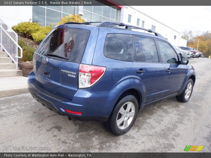 Marine Blue Metallic / Black 2012 Subaru Forester 2.5 X