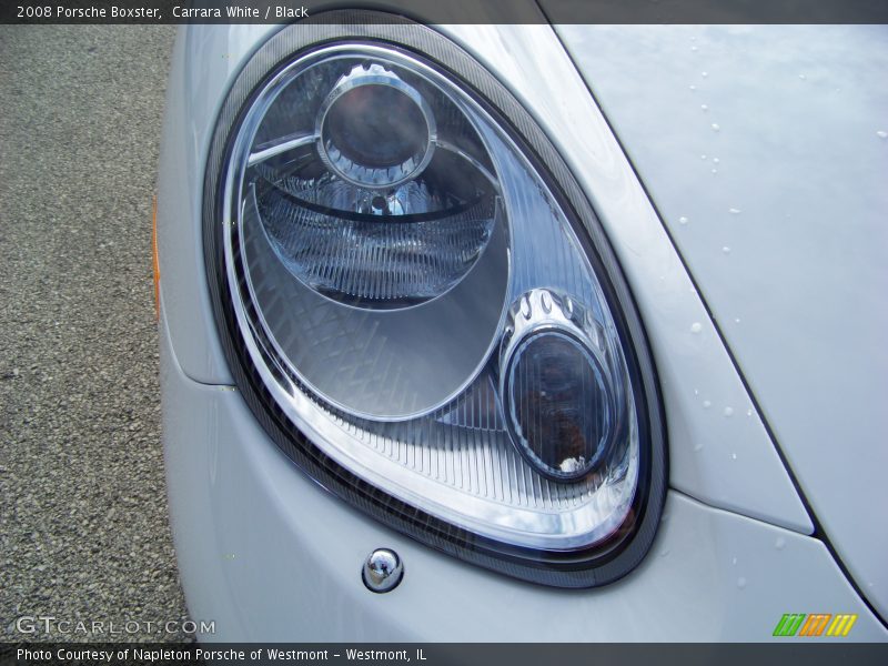 Carrara White / Black 2008 Porsche Boxster