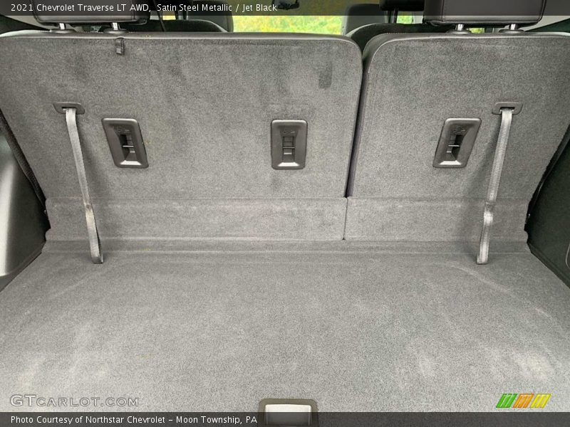 Satin Steel Metallic / Jet Black 2021 Chevrolet Traverse LT AWD