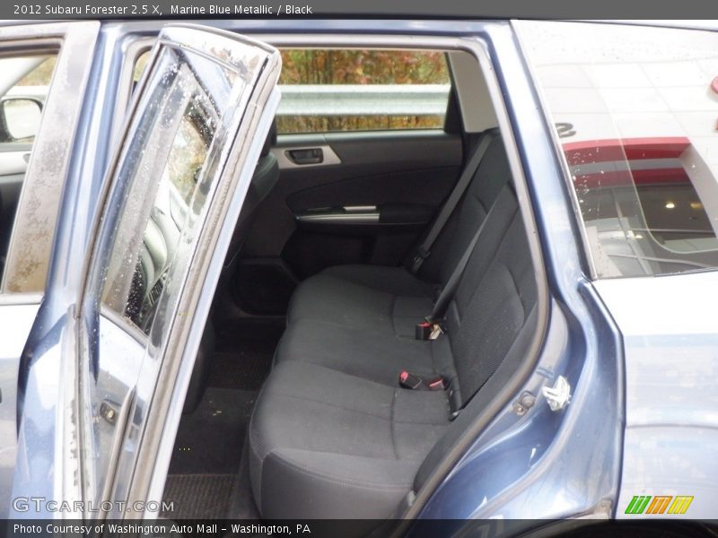 Marine Blue Metallic / Black 2012 Subaru Forester 2.5 X
