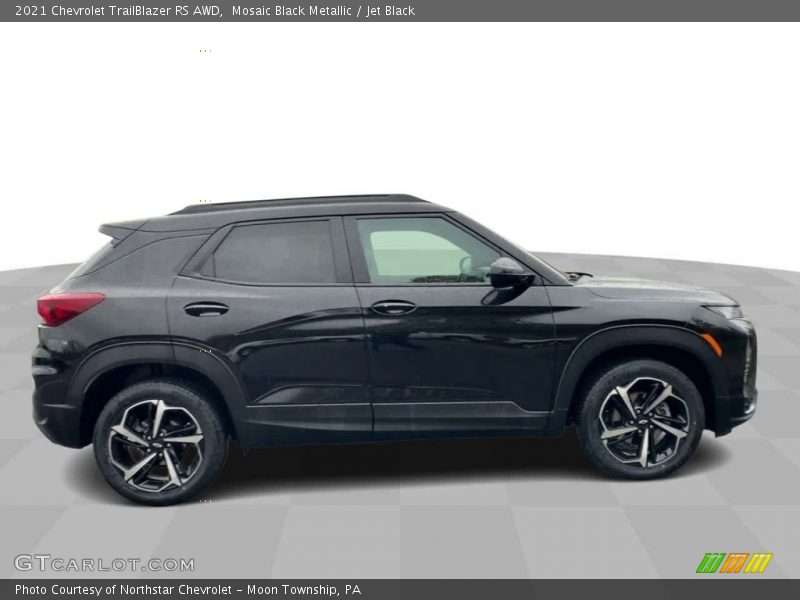 Mosaic Black Metallic / Jet Black 2021 Chevrolet TrailBlazer RS AWD